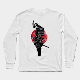 Skeleton Samurai Long Sleeve T-Shirt